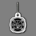 Zipper Clip W/ Maltese Cross Tag